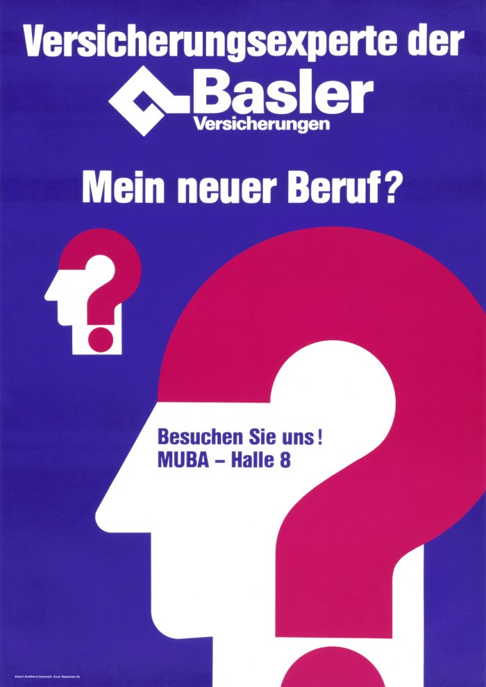 Plakat Basler Versicherung Personalssuche