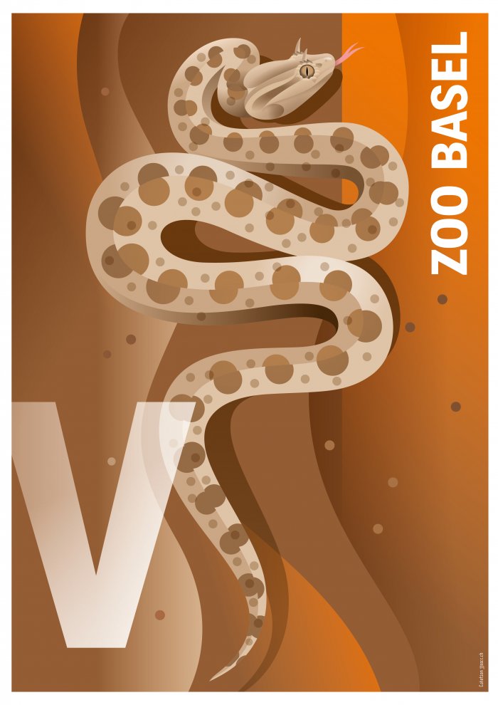 Poster Serie Zoo Basel V–Z