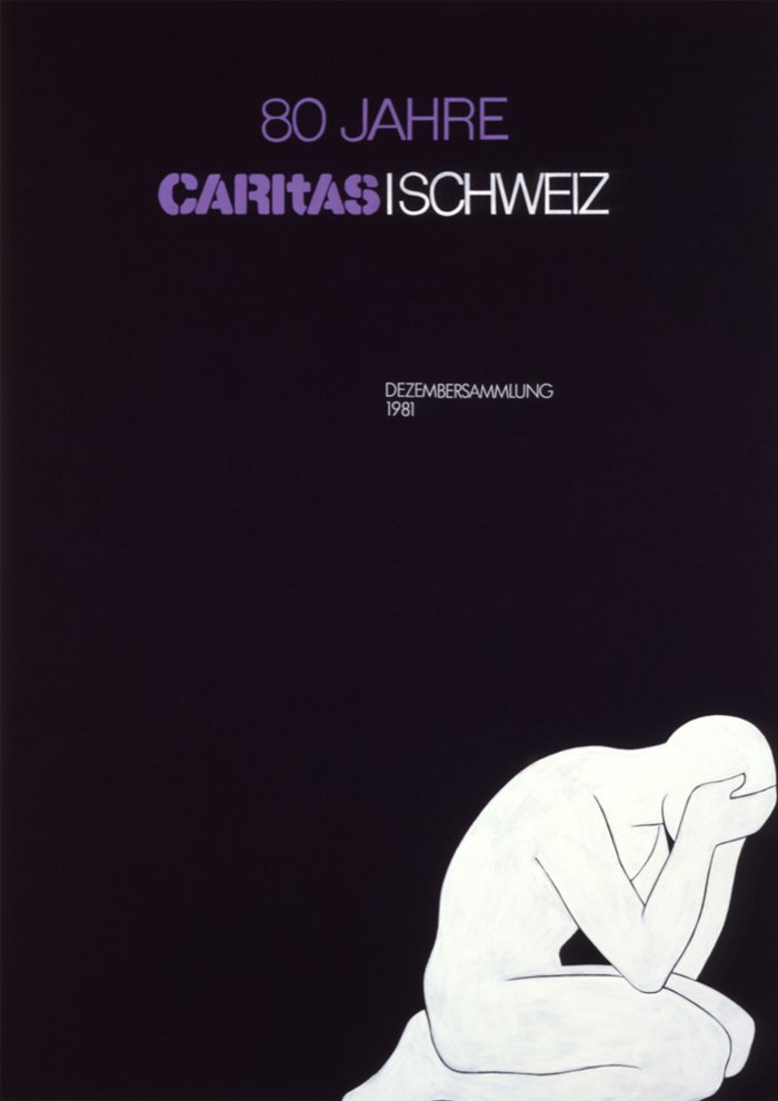 Plakatwettbewerb Caritas Schweiz 1981